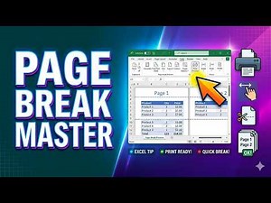 Excel Page Setup for Printing | How to Set Page Break & Print Perfect Sheets