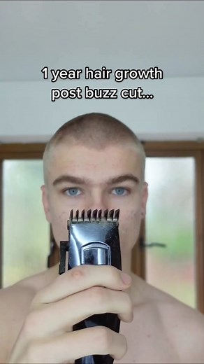 It’s been a year with a lot of change that’s for sure #idk #buzzcut #1year #hairgrowth #hair