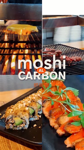Conoce nuestro nuevo menú Robata. Deliciosas propuestas como las conoces, pero al carbón… y más!🔥☄️😋 | Moshi Moshi