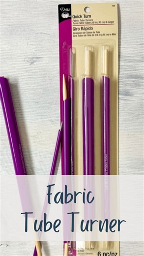 Say goodbye to fumbling! 👋 If turning fabric tubes for straps, drawstrings, or handles has you seeing red, you need the Dritz Quick Turn Fabric Tube Turner in your life. This little gadget makes turning even the longest, skinniest tubes an absolute breeze. Watch how fast it is! Get yours today and save your sanity (and your fingers!). #QuiltShopHacks #SewingTools #Dritz #QuickTurn #FabricTubeTurner #SewingTips #Quilting #canadianquiltshop #albertaquiltshop #aroundtheblockquiltshop | Around the 