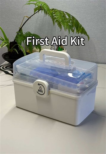 If you have kids at home, getting this first-aid kit could be a lifesaver when it really matters. #firstaidkit #medicine #storage #organizer