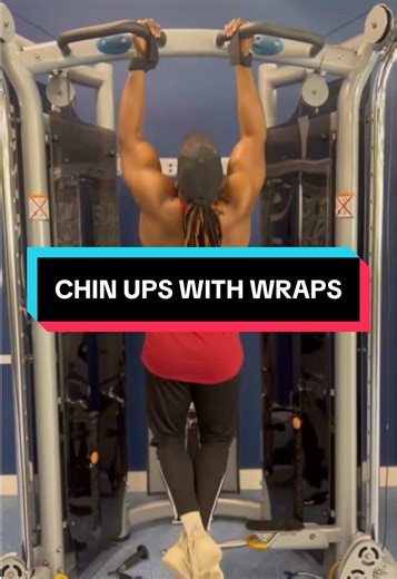 Chin-ups are a powerful upper-body movement that primarily targets the lats, biceps, and upper back. In this variation, I’m using lifting wraps to support grip so I can focus on controlled reps, full range of motion, and proper muscle engagement — especially useful when grip fatigue becomes the limiting factor. Key points: • Underhand (supinated) grip • Chest up, controlled tempo • Full stretch at the bottom, squeeze at the top Chin-ups help build pulling strength, arm development, and overall b