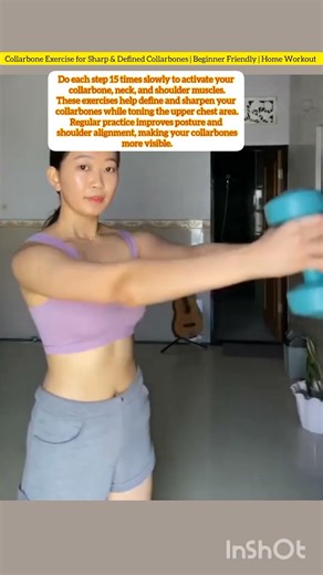 Collarbone Exercise for Sharp & Defined Collarbones | Beginner Friendly | Home Workout