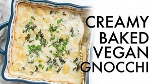 13K views · 31 reactions | This Creamy Baked Vegan Gnocchi is going to be your go-to casserole this Fall. Filled with a savory white wine sauce, kale and gnocchi. It is comfort food at its finest. Get the full recipe: https://www.thissavoryvegan.com/creamy-baked-vegan-gnocchi/ #thissavoryvegan #fallfood #vegancasserole | This Savory Vegan | Facebook