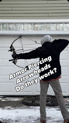 Prepper Press on Instagram: "Armor Piercing Arrowheads - Can these arrow tips actually go through body armor? I test it against ceramic and steel plate armor. #archery #arrows #bodyarmor"
