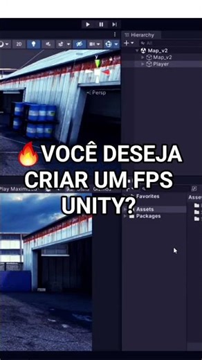 Aprenda a criar a Mecânica de pulo, gravidade, e outras coisas num projeto de FPS na Unity! #fps