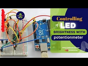 ARDUINO: Controlling LED Brightness with Potentiometer using PICTOBLOX