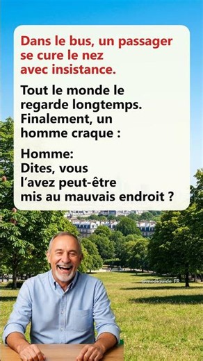 Blague sur Un passager très insistant dans le bus! 🚌 #blague #humour #moments 😂