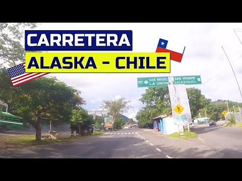 Asi es la CARRETERA PANAMERICANA en EL SALVADOR ¡viene desde ALASKA!