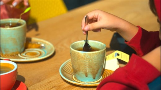 Tea Cup Table Free Stock Video