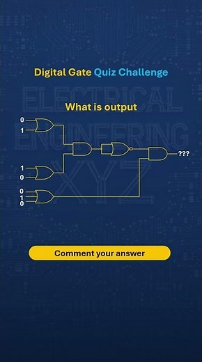 Digital logic gates quiz 7