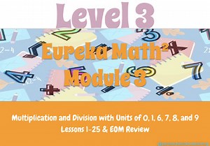Eureka Math Squared 3rd Grade Module 3 Editable Google Slides Level 3