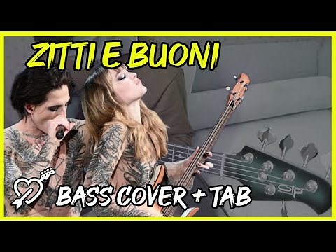 Måneskin - ZITTI E BUONI - Bass cover + TAB