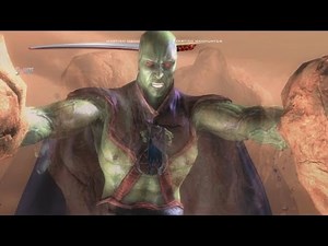 Injustice: Gods Among Us - Martian Manhunter Intro, Super Move, Victory Pose and Ending (HD)