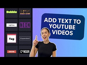 How to add text to YouTube videos (arrows and annotations)