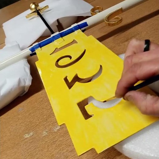 Weathervane restoration