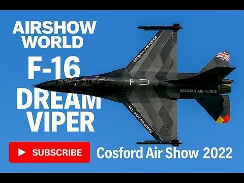 Belgian F‑16 Display • Cosford Airshow 2022 • Dream Viper