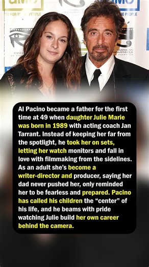 Al Pacino & Daughter Julie: From Set Baby to Director