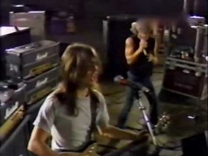 AC/DC - Nervous Shakedown live 1983 tour rehearsal