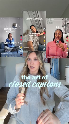 Statusphere on Instagram: "In case you needed a sign to add closed captions to your talking videos…👀💬🗣️ We’ve seen (& personally experienced) so many benefits of adding closed captions to talking videos so we’re sharing everything we’ve learned 🩵 and giving you a tutorial on how to add closed captions to your videos ofc 🎬"