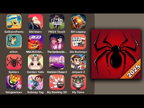 Spider Solitaire Card Game+ - iPad Pro Gameplay, Walkthrough Review (Apple Arcade)
