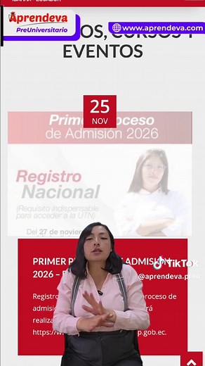 UTN 2026: Única Universidad Sin Cronograma Oficial Universidad Técnica del Norte es la única que al 27 de enero no ha publicado cronograma. Se espera anuncio inminente con fechas de inscripción, evaluación y postulación juntas. 📲 ¿Esperas el cronograma de la UTN? Mantente informado con nosotros. Únete a nuestro canal de WhatsApp. ¡Link en el perfil! #ingresouniversidadesecuador #registronacional2026 #admision2026 #senescyt #ingresoalau