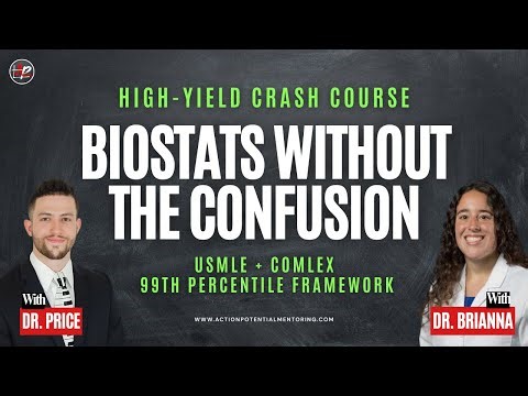 Biostatistics Made Simple: High-Yield Review for USMLE & COMLEX (99th Percentile Framework)