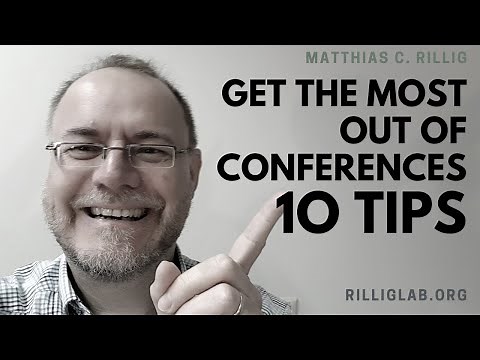 Getting the most out of conferences - 10 tips. #meetings #academia #phd #conference