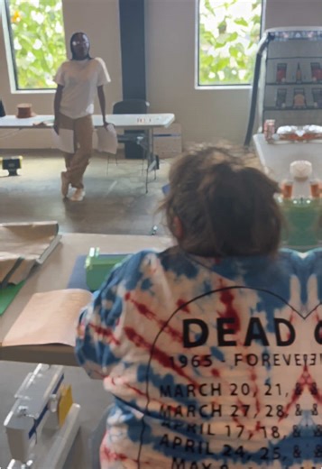 Yesterday I had the amazing opportunity to teach a beginner sewing class Hosted by Hilltop Arts Collective held at Mid Ohio Food Collective. MOFC was generous enough to lend their space to hold the workshop.