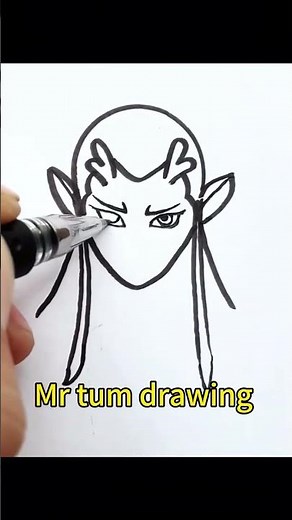 របៀបគូររូបនិនចារបែបងាយៗ/How to draw a ninja easily