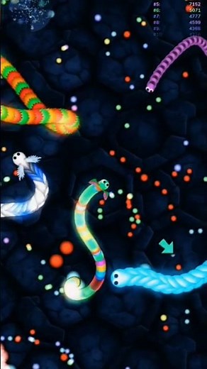 Slither io gaming shorts 🔥watch end 🔥 #slitherio #gameshorts #snakegame