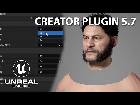 Unreal Engine 5.7 - Metahuman Creator Plugin - New Features - Tutorial