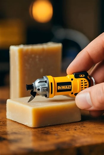 Yellow Mini Tool Cutting Soap | Super Satisfying ASMR