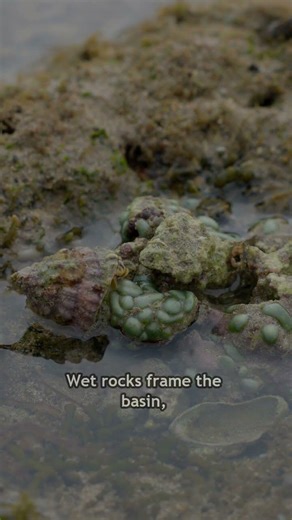 A Tide Pool Traps a Tiny Ocean World