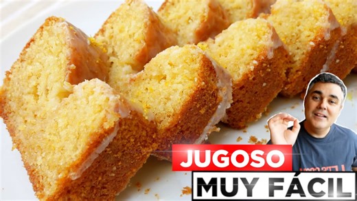 El BIZCOCHO de Limón ESPONJOSO Más Fácil y Delicioso (Sin Trucos 5 MINUTOS)