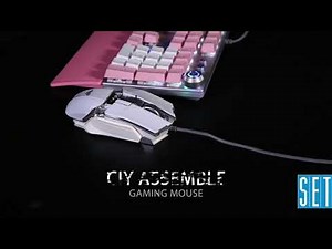 Mouse Gaming AULA H-508 Magnetic - Macro Programming - Dual Mode Interchangeable -6400DPI - 7Buttons