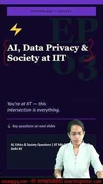 AI, Ethics & Society Questions IIT MA CST Interview at IIT Delhi #3