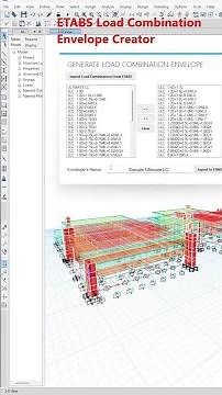 ETABS Load Combination Envelope Creator