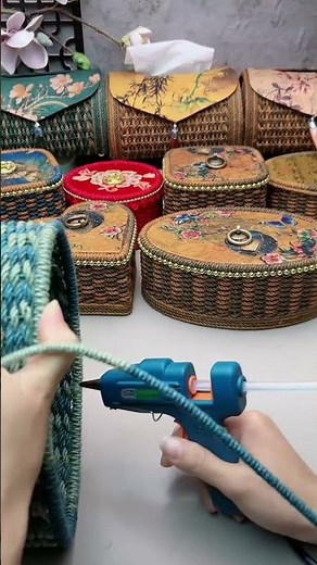 You can learn this basket easy with jute rope and PVC board at home 10