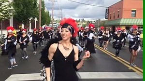 Warm up for the Procession of the Species celebration with Samba OlyWA dancers. | The Olympian