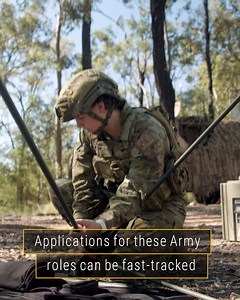 4.8K views · 189 reactions | These roles are a priority for Army. No experience is required, you'll receive paid on-the-job training, career progression opportunities and unrivalled benefits. https://bit.ly/3qJOQGd | ADF Careers | Facebook