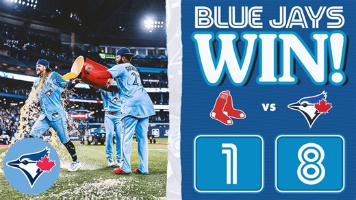Blue Jays score eight, win third consecutive series!