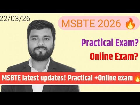 MSBTE Practical Exam & Online Exam 2026 | Schedule + Strategy #msbte