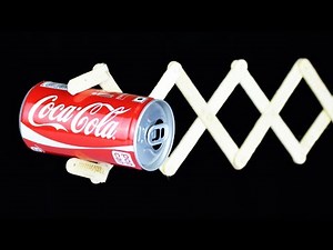 How to Make ROBOTIC ARM at Home from POPSICLE STICKS- Homemade ROBOTIC HAND easy Tutorial