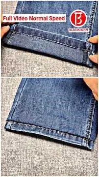 Change the length of your pants at home Slow Version Full Video Tutorial