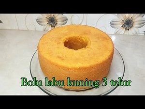 BOLU LABU KUNING PANGGANG ENAK LEMBUT LEGIT 3 TELUR