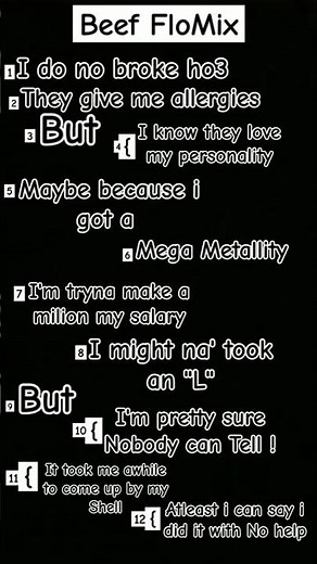 Beef FloMix • Flo Milli | Lyrics |