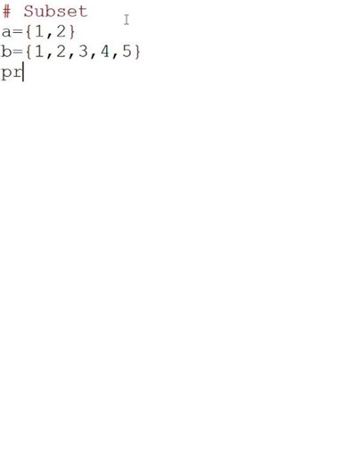How to Check if A is Subset of B in Python? 🤔 #shorts #coding