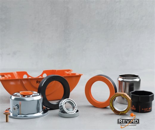 When it comes to wheel-end solutions, RevHD has you covered. From hub caps and spindle nuts to seals and everything in between, we offer a complete lineup of heavy-duty wheel-end products designed for durability, reliability, and easier maintenance. One trusted source. Every part your fleet needs. 🚛 #RevHD #WheelEndSolutions #FleetStrong #HeavyDutyParts | RevHD