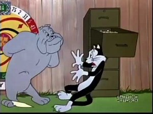 Looney Tunes - Cat and Bulldog - Oh no, Not that! Not the...